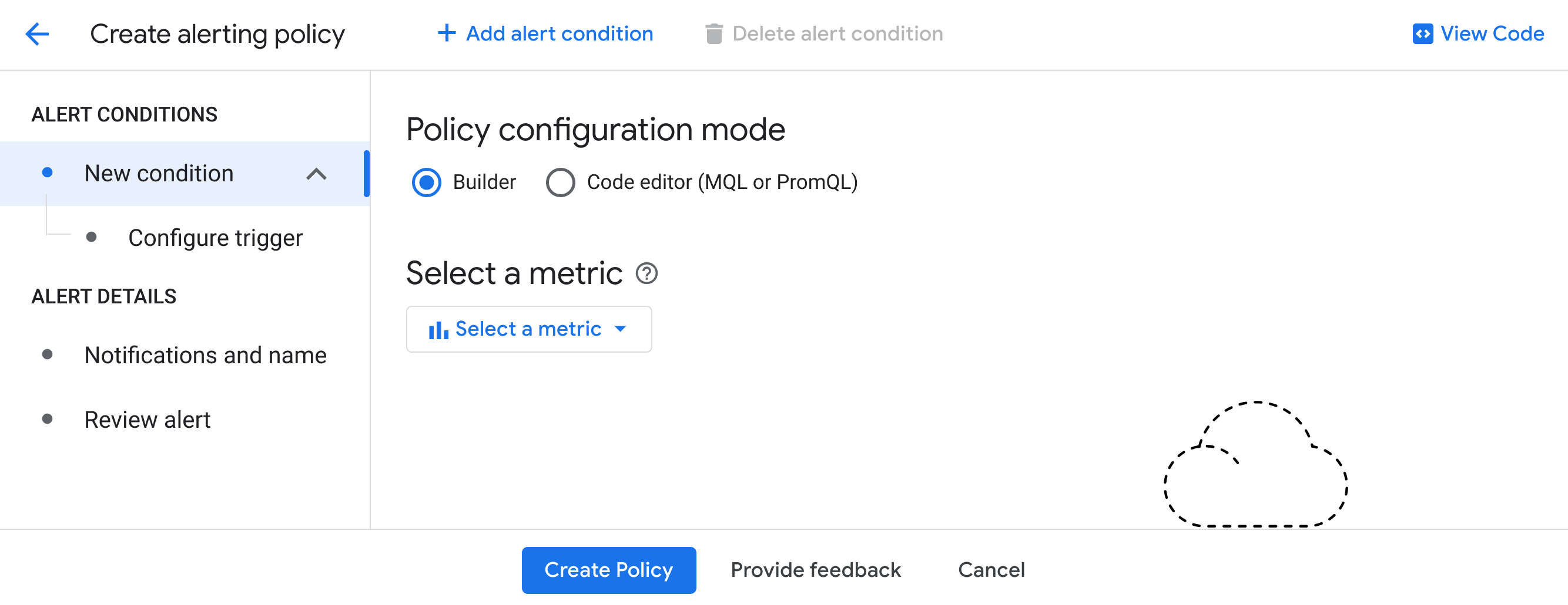 建立快訊政策頁面