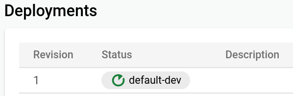 Icona di stato del proxy di cui è stato eseguito il deployment