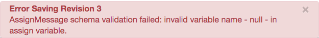 Error al guardar la revisión 3.
