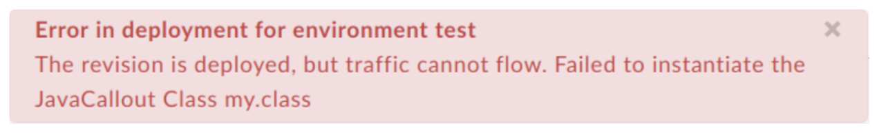 Erro na implantação para teste do ambiente.