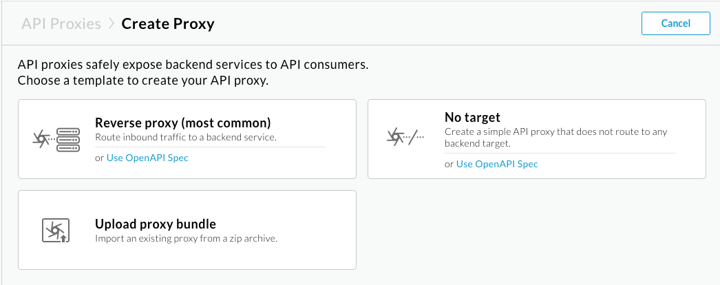 Crear un tipo de proxy