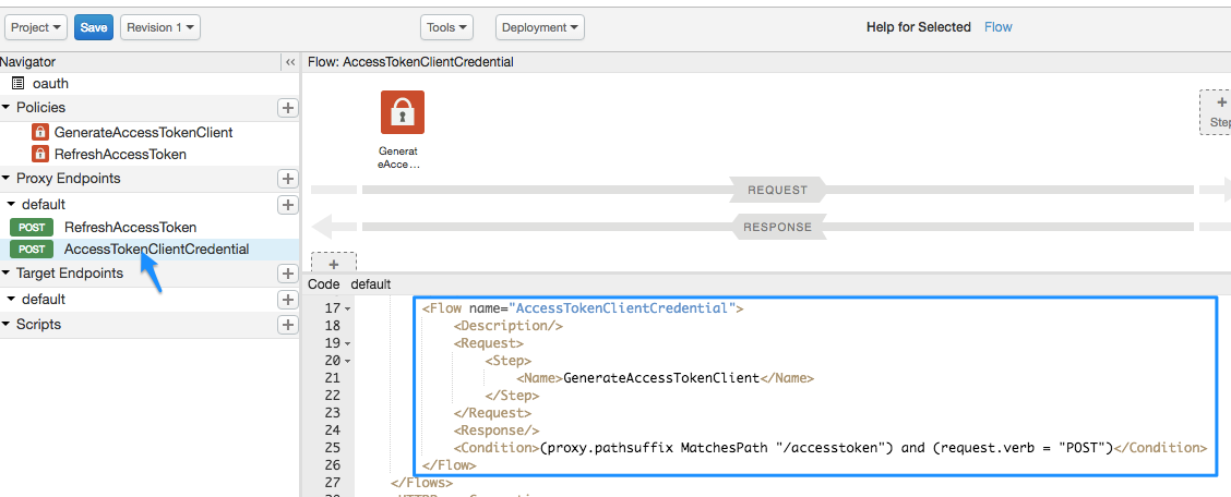 Código XML del flujo condicional.
