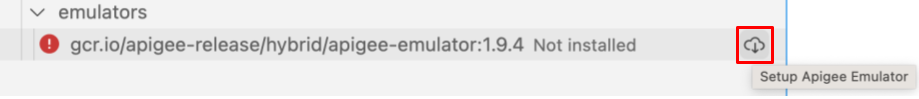 Installa il contenitore dell'emulatore Apigee