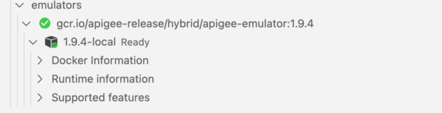 Instalar el emulador de Apigee