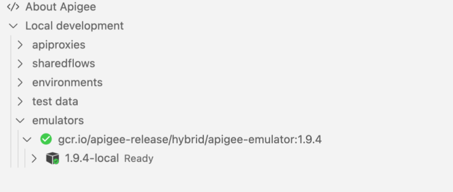 הרחבת Apigee Emulators