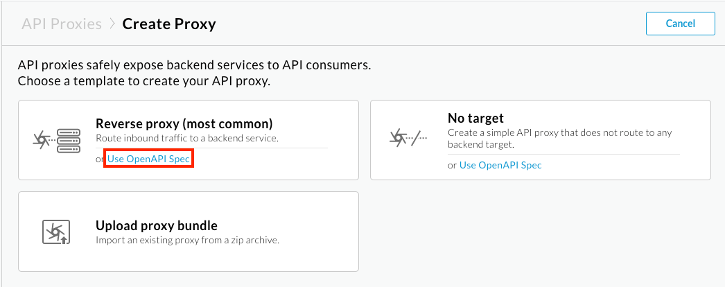 Usar la especificación de OpenAPI