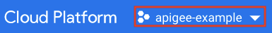 Google Cloud Platform project selector Google Cloud Platform project selector