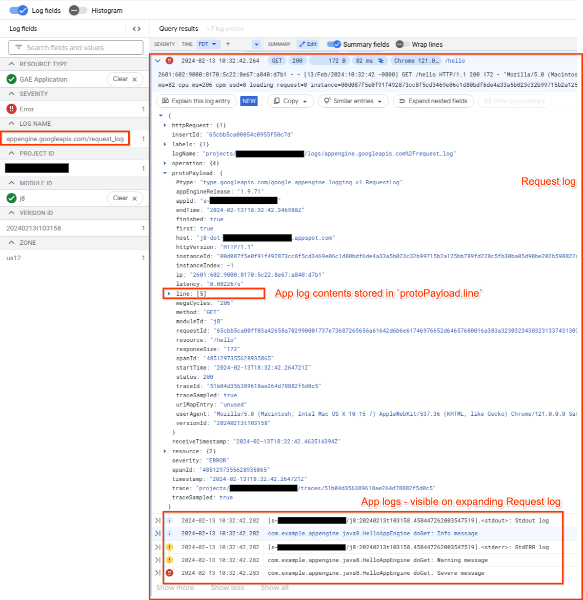 Journaux corrélés dans Java 8