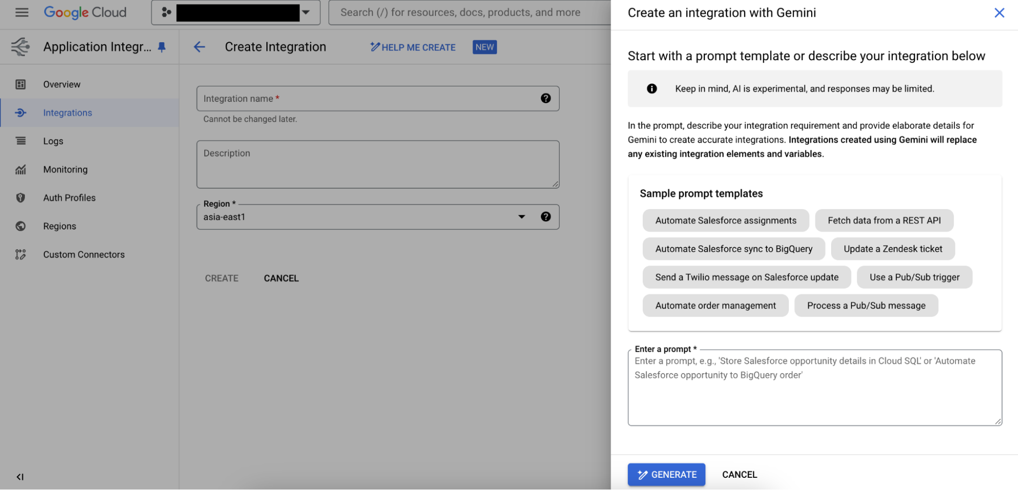 Image montrant l'icône Gemini dans la barre de navigation