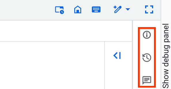 Symbolleiste für die Datenvorbereitung