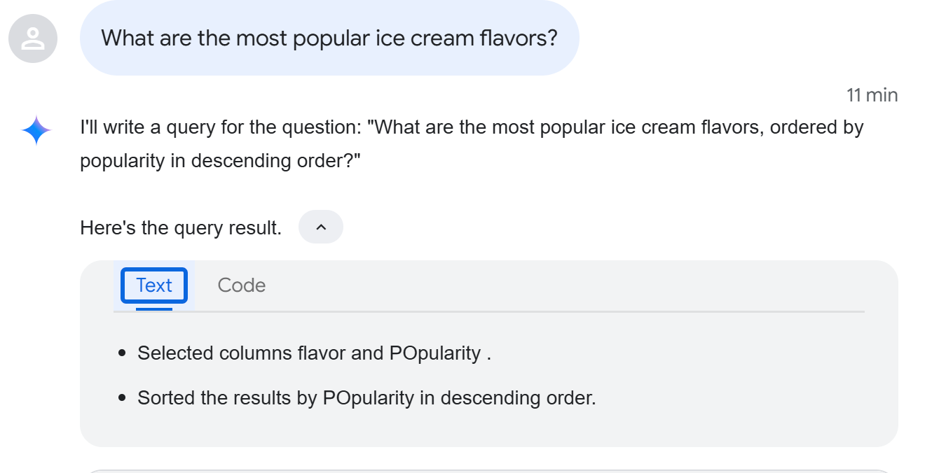 代理的计算详情包括有关其生成的代码的信息。