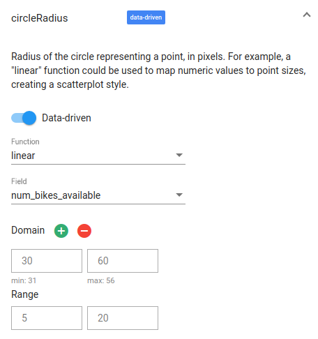 Radio del círculo.