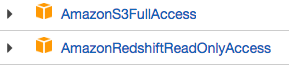 Amazon Redshift 遷移 Amazon 權限