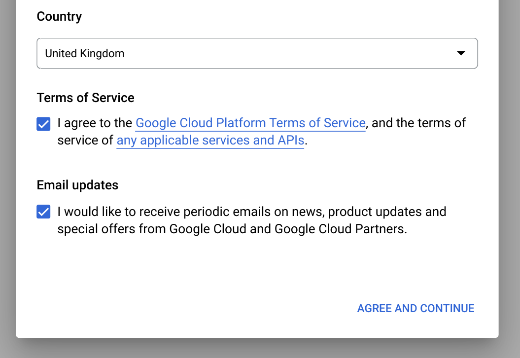 BigQuery 沙箱歡迎頁面上的項目。