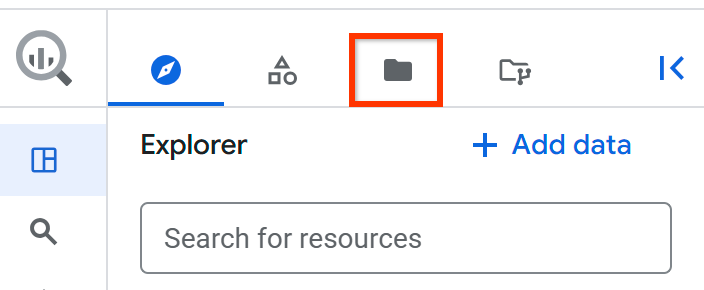 Cliquez sur **Fichiers** pour ouvrir l'explorateur de fichiers.