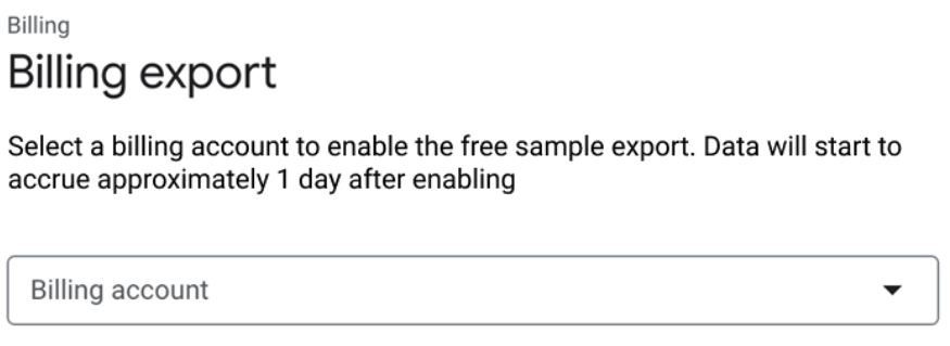 Dialog used to pick the account