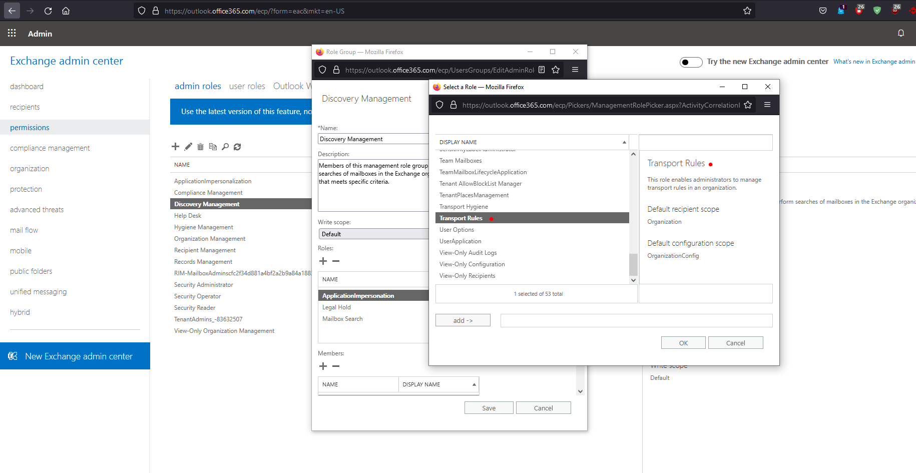 Acesse "Regras de transporte".