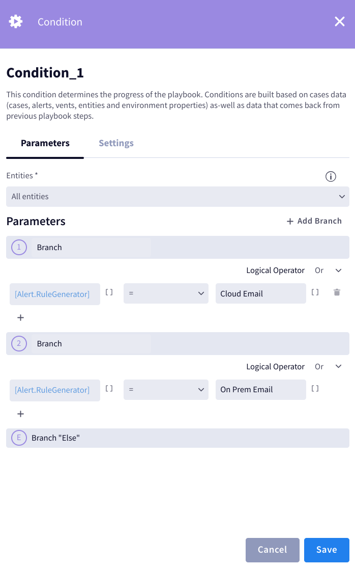 conditional step showing how to set up instance name