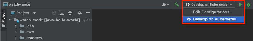 Configurações de execução de implementação do Kubernetes
