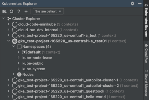 Penjelajah Kubernetes Cloud Code