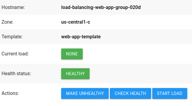 Applicazione web dimostrativa.