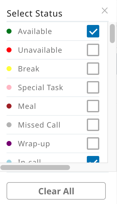 configuração do status do produto