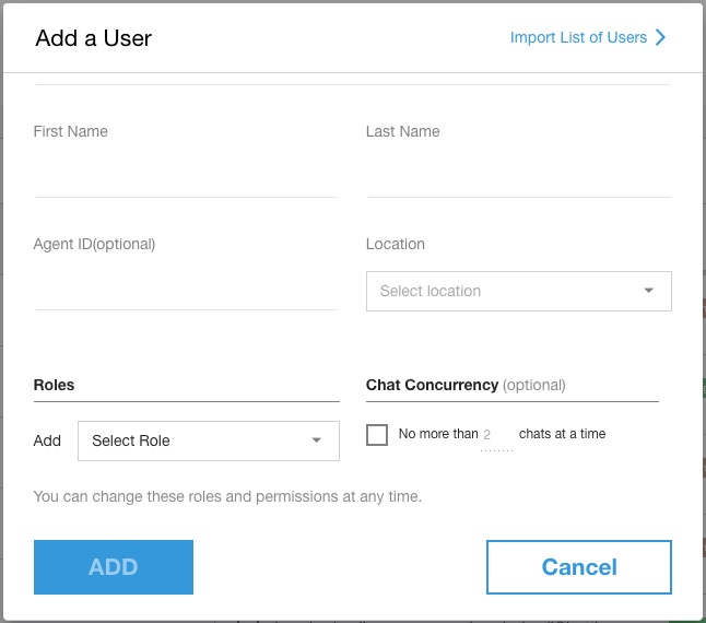 Aggiungere la visualizzazione degli utenti