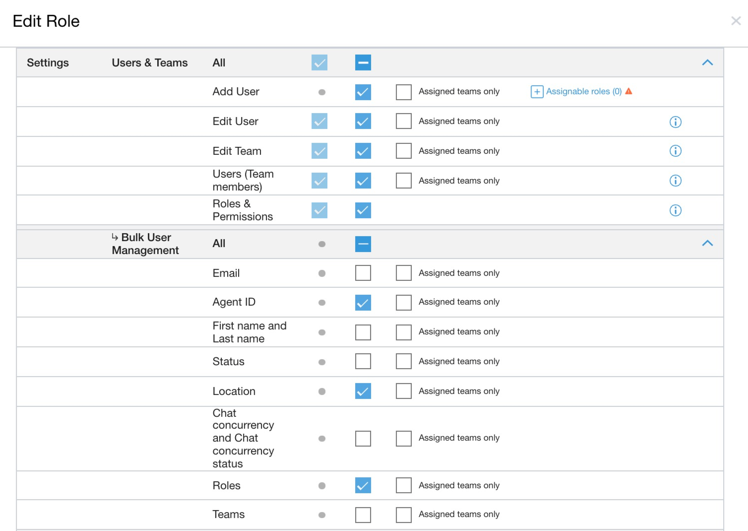 Gerenciamento de usuários em massa