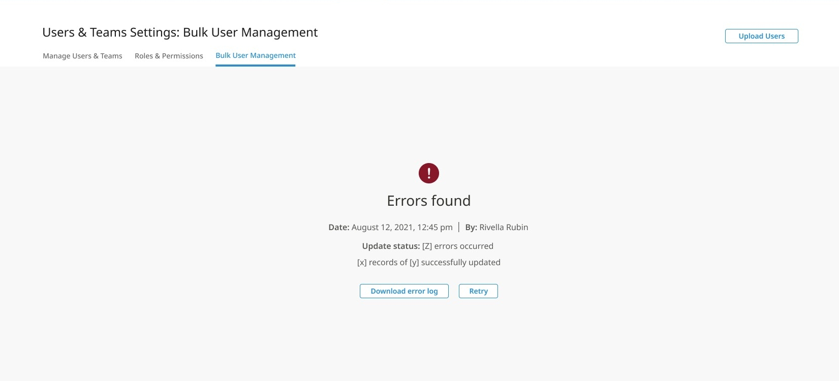 Error saat mengupload file