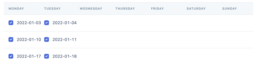一般信息的显示示例