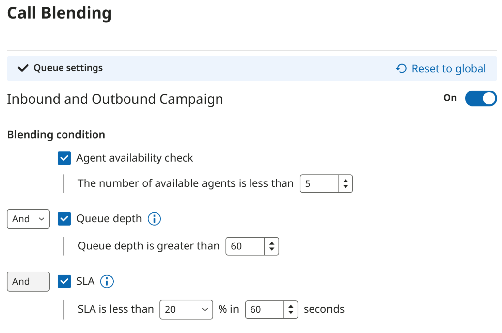 Opsi untuk penggabungan panggilan akan muncul.