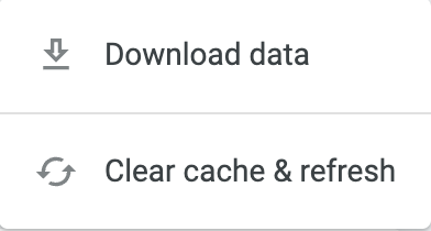 표준 타일의 타일 작업 메뉴