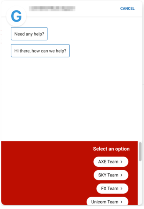 An example of menu buttons is shown.