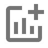 Adicione um ícone de gráfico.