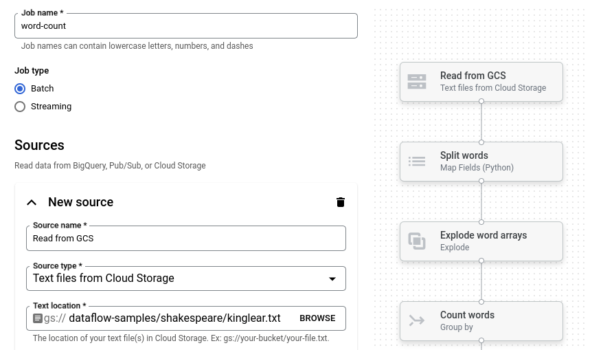 צילום מסך של כלי בניית המשרות