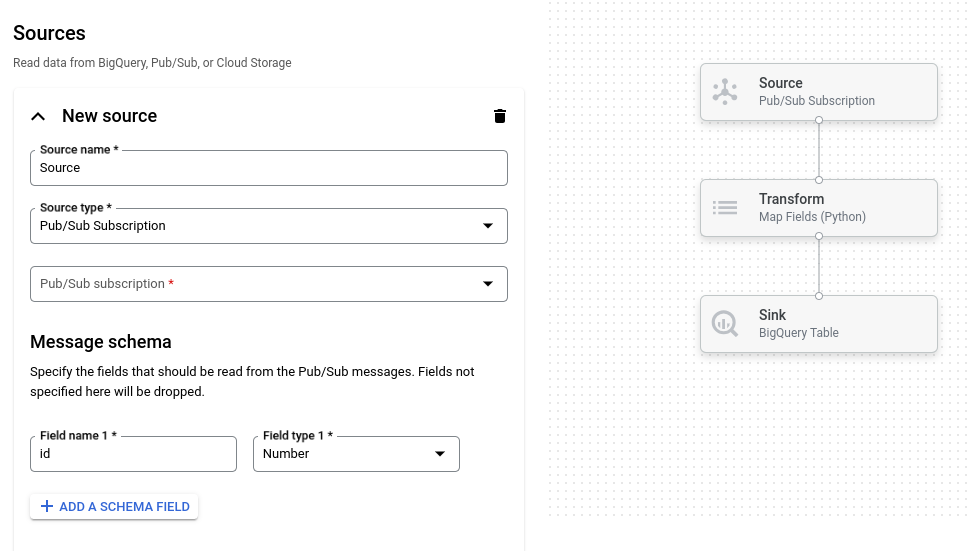 צילום מסך של ממשק המשתמש של כלי ליצירת משימות