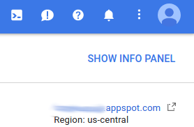 Captura de ecrã da localização escolhida anteriormente