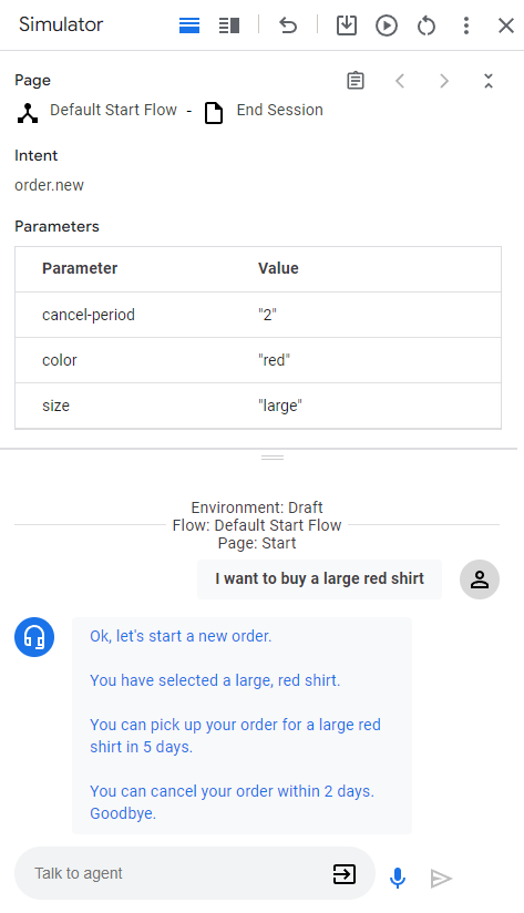 代理程式圖表螢幕截圖