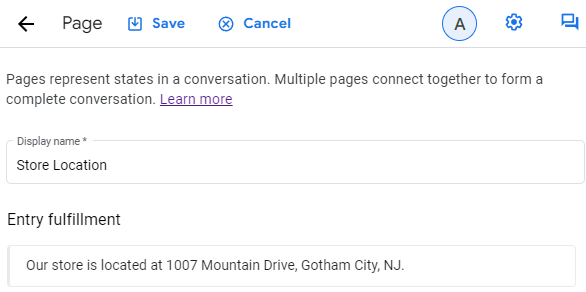 captura de ecrã da página