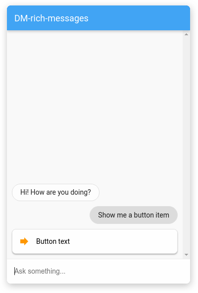 Captura de ecrã do Messenger
