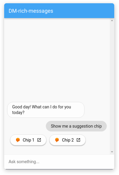 Captura de ecrã do Messenger