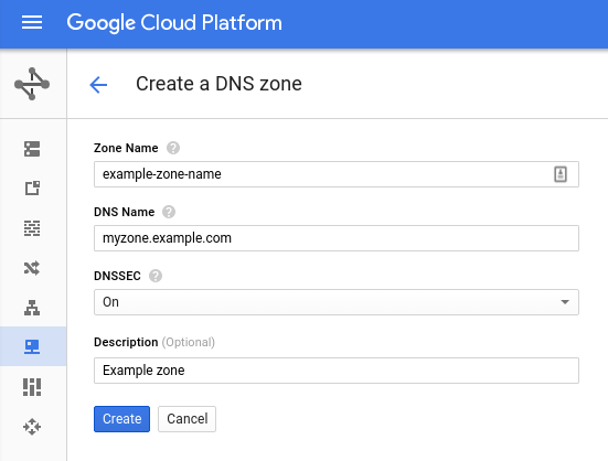 Crear una zona firmada con DNSSEC