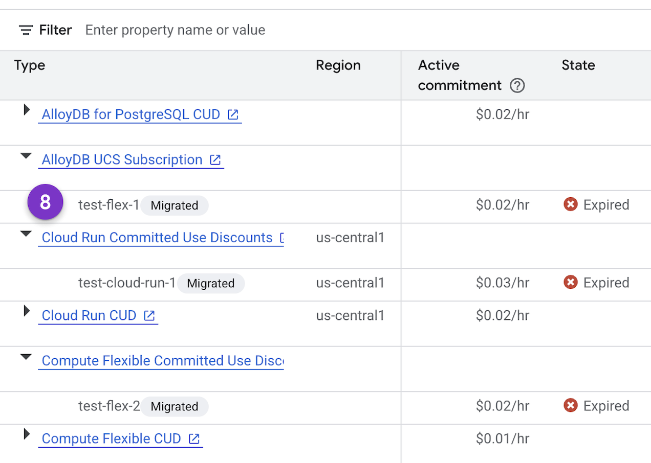Screenshot of the new CUD display names.