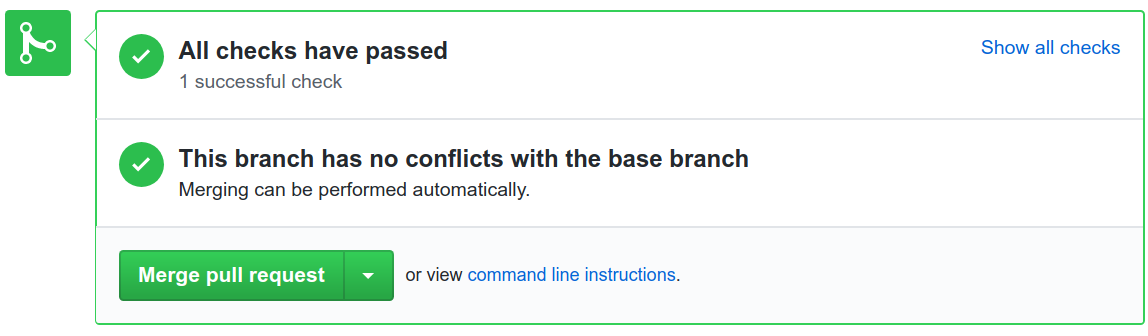 Confirme a união.