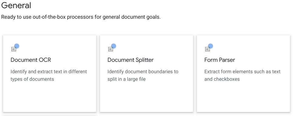 Option „Formularparser“ in der Benutzeroberfläche