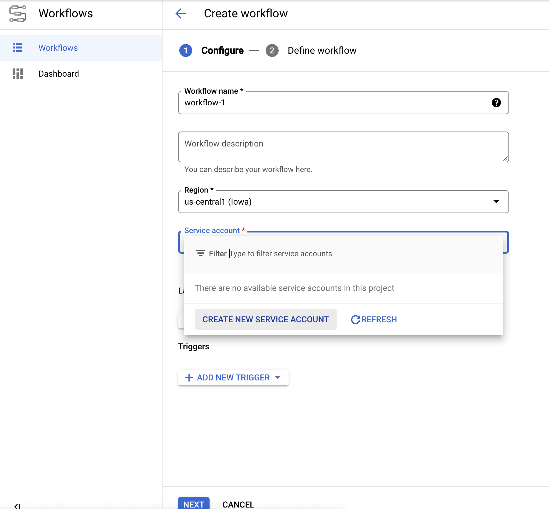 Créer des workflows