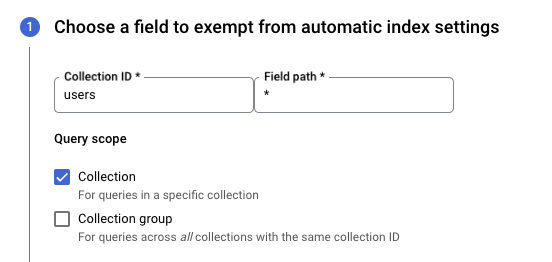 Escolher o campo a ser dispensado