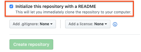 מאתחלים מאגר ב-GitHub עם קובץ README.