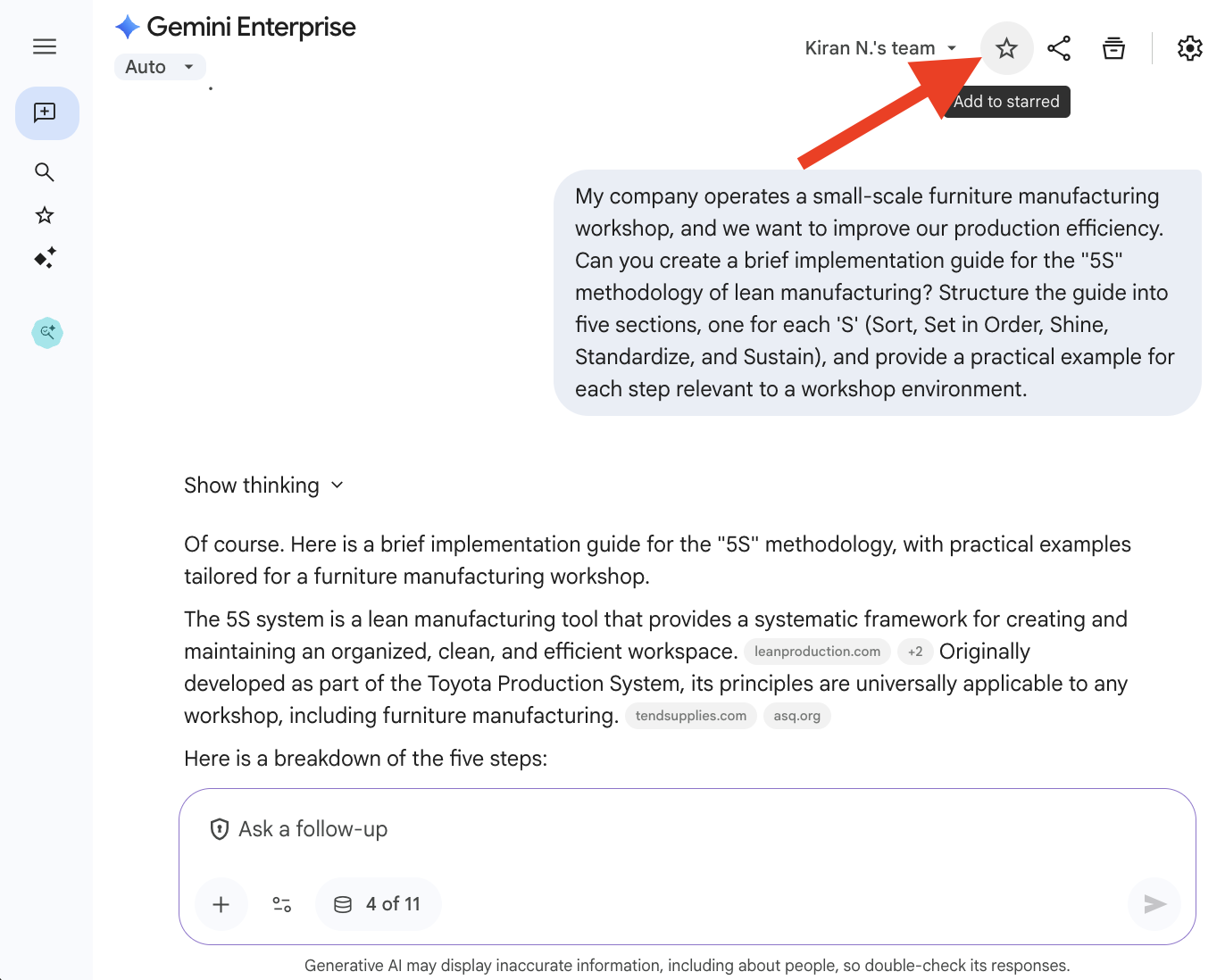 Contrassegnare come Speciali chat, file o immagini