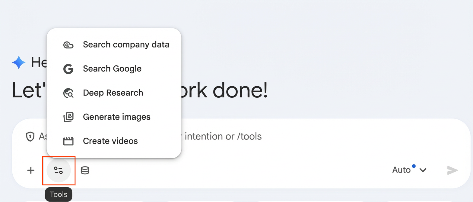פותחים את התפריט 'כלים'.